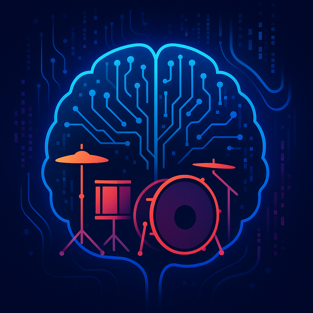 AI that Transcribes Drums—No Paired Audio Required