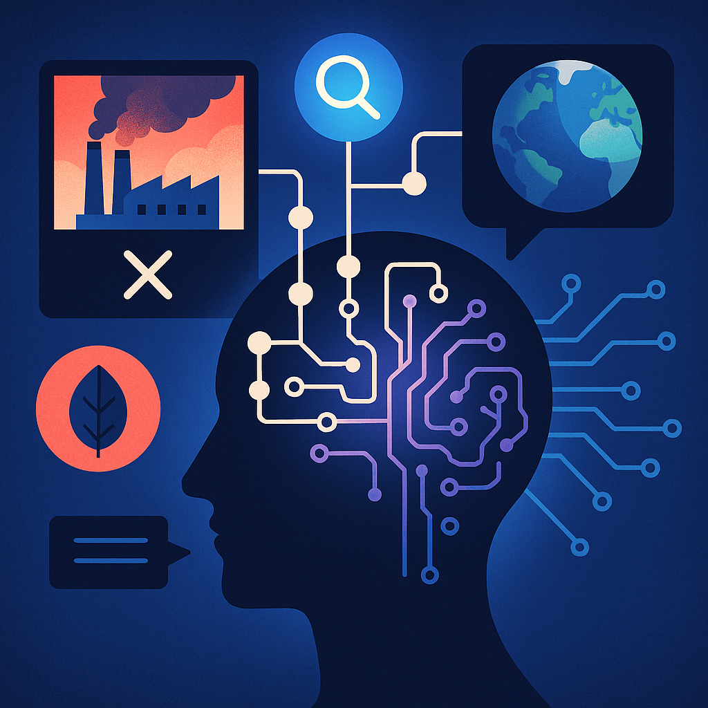 Ilmastonvalhe kuvan takana paljastuu vasta, kun tekoälykin katsoo lähteitä