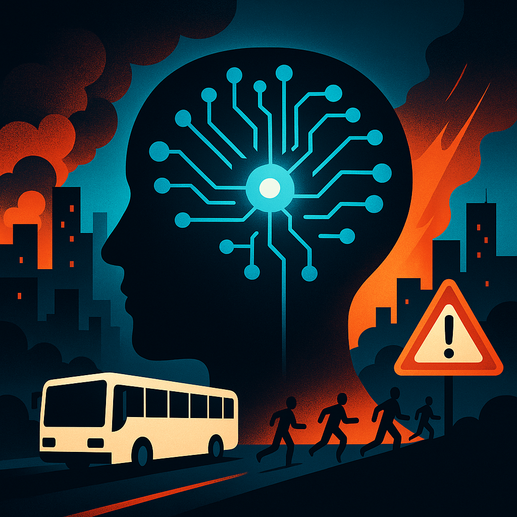 Evakuointi ei kaadu ruuhkaan, jos bussit osaavat kiertää oikein